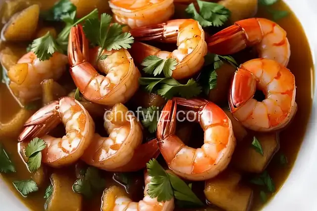 Shrimp in oyster sauce