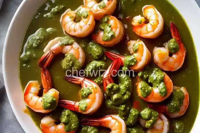 Shrimp with Green Sauce Recipe