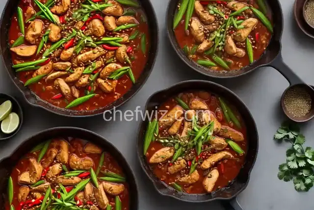 Sichuan Chicken with Peppercorns and Chile Recipe