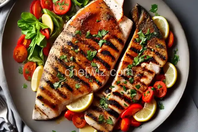 Sicilian Grilled Swordfish
