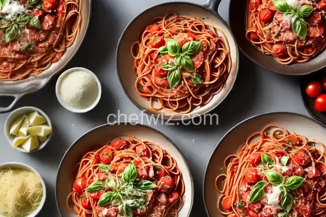 Sicilian-Style Spaghetti Alla Carrettiera (Fresh Tomato and Garlic Sauce) Recipe