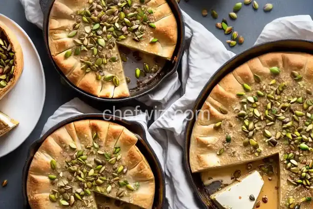 Simple Baked Brie With Honey and Pistachios Recipe