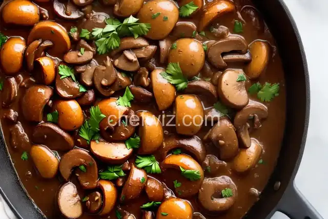 Simple Braised Mushrooms