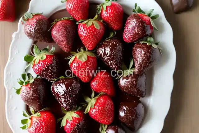 Simple Chocolate-Covered Strawberries