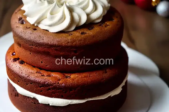 Simple Christmas Rum Cake
