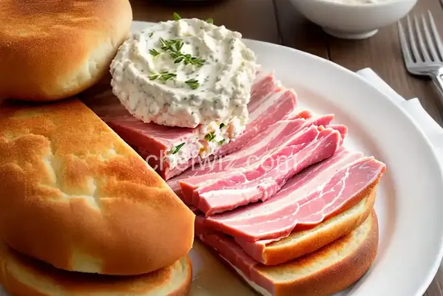 Simple Cream Cheese and Ham Spread
