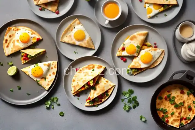Simple Egg and Cheese Breakfast Quesadillas