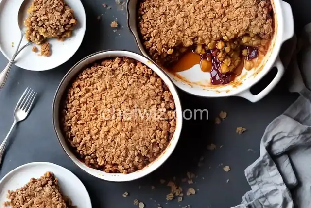 Simple Flourless Apple Crisp