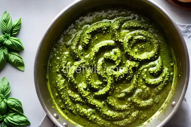 Simple Garlic and Basil Pesto