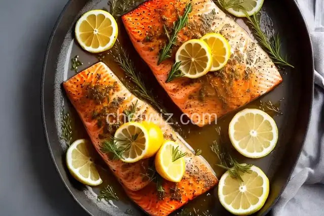 Simple Lemon-Herb Roasted Salmon