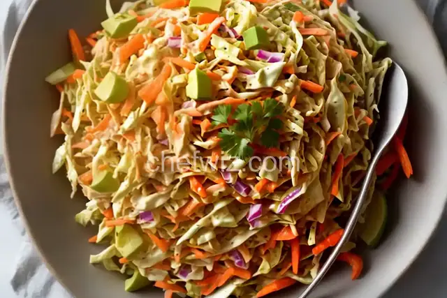 Simple Mexican Coleslaw
