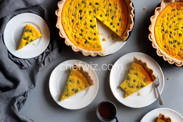 Simple Quiche With Sweet Potato Crust