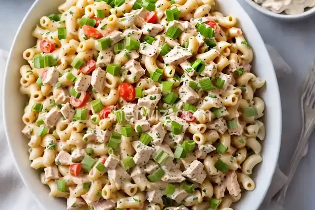 Simple Ranch Chicken Macaroni Salad