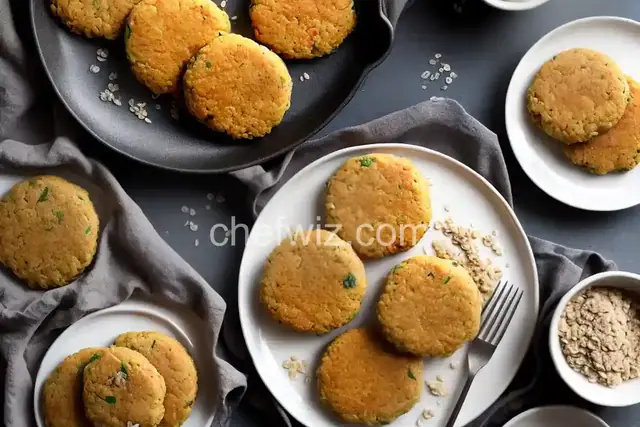 Simple Salmon Cakes Made with Oatmeal