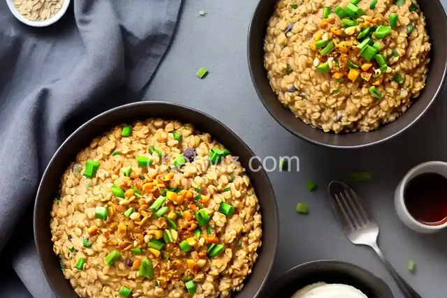 Simple Savory Oatmeal