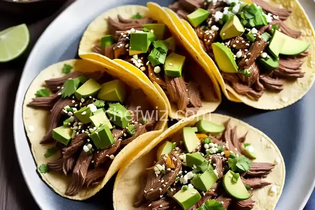 Simple Slow-Cooked Korean Beef Soft Tacos