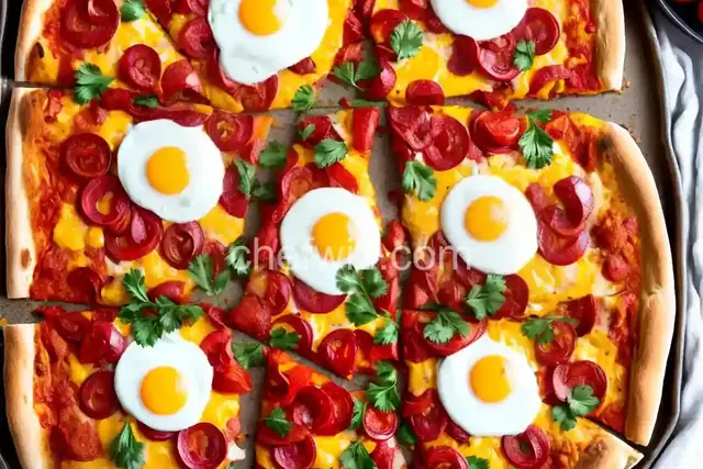Simple Southwestern Breakfast Pizza