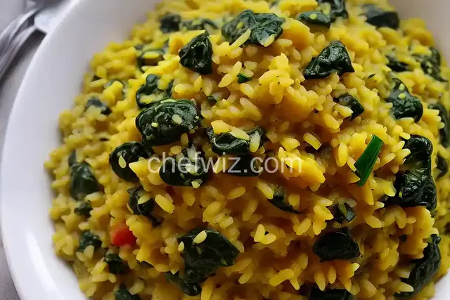 Simple Spinach Khichdi