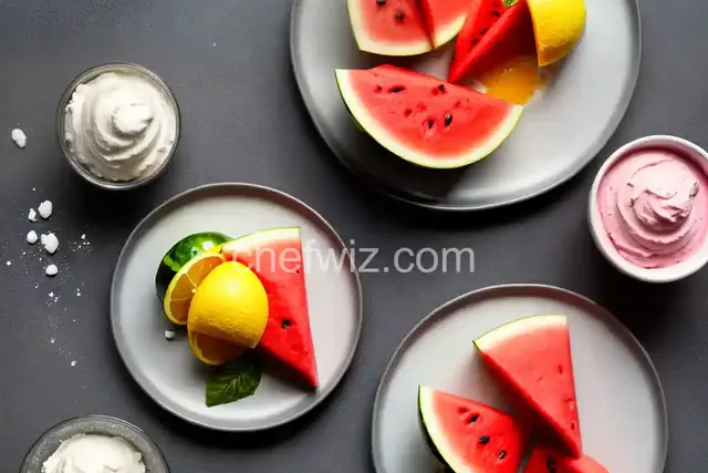 Simple Watermelon Sorbet