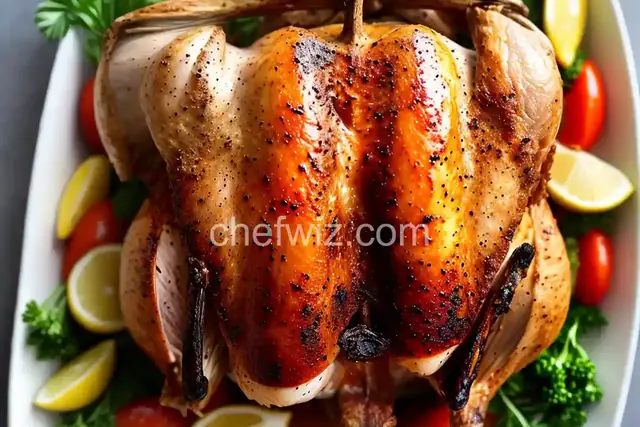 Simple Whole Roasted Chicken