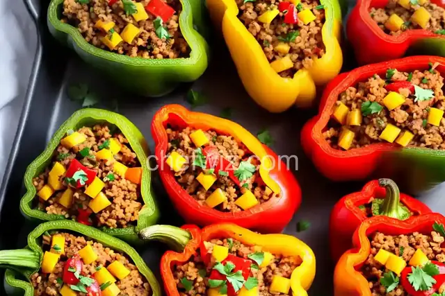 Simple and Easy Stuffed Peppers