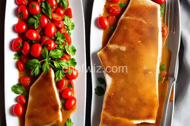 Skate Wing With Tomatoes and Capers Recipe
