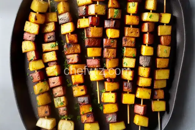 Skewered Grilled Potatoes