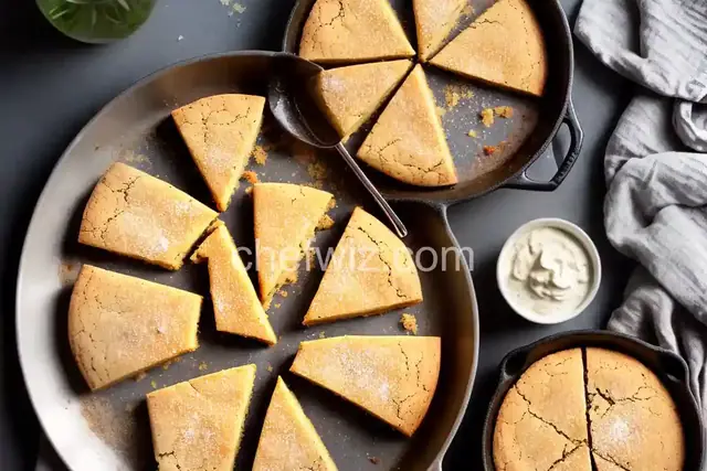 Skillet Almond Shortbread