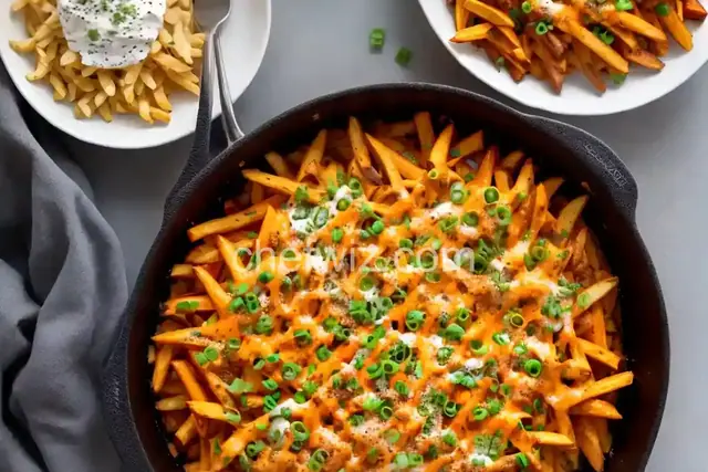 Skillet Cheese Fries