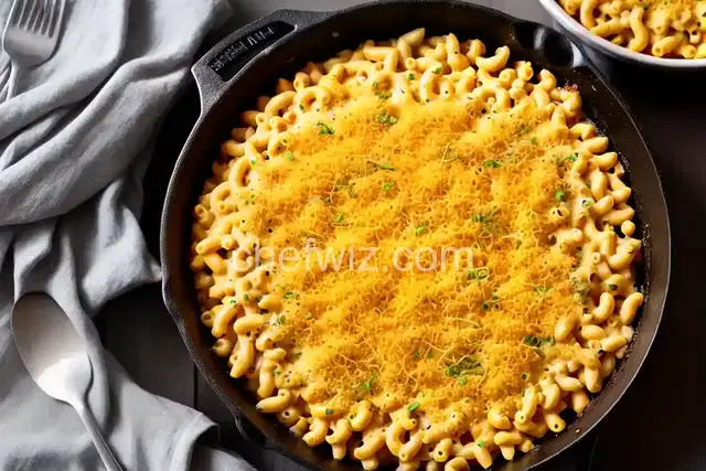 Skillet Cheeseburger Mac and Cheese