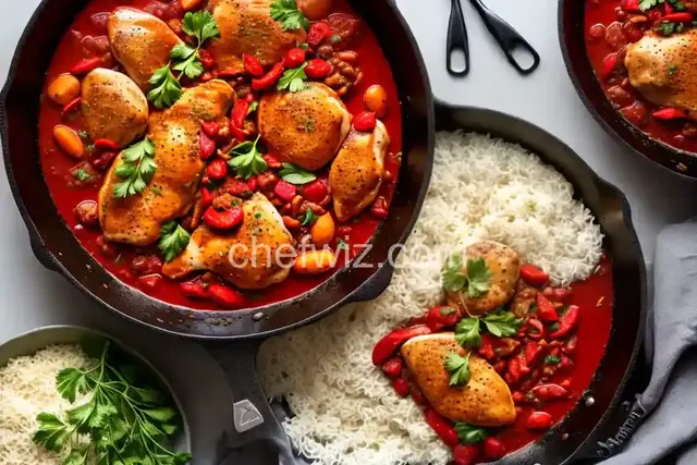 Skillet Chicken Cacciatore