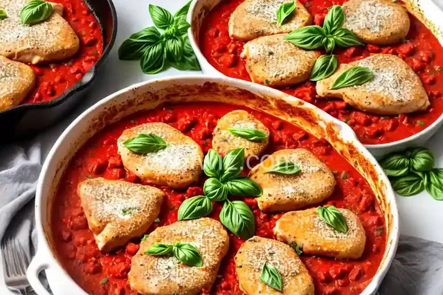 Skillet Chicken Parmesan