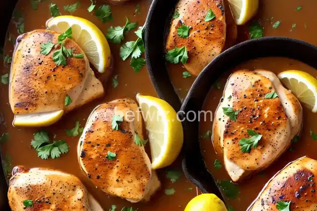 Skillet Lemon Chicken Breasts