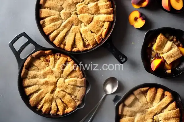 Skillet Peach Cobbler