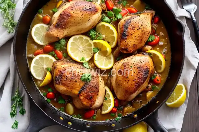 Skillet-Roasted Lemon Chicken