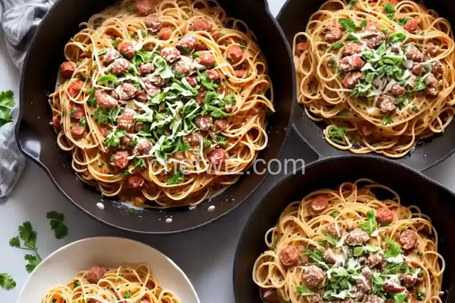 Skillet Spaghetti alla Carbonara with Kale Recipe