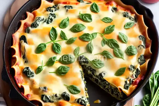Skillet Spinach Lasagna