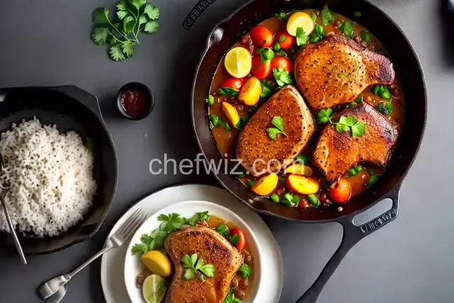 Skillet Sweet and Tangy Pork Chops