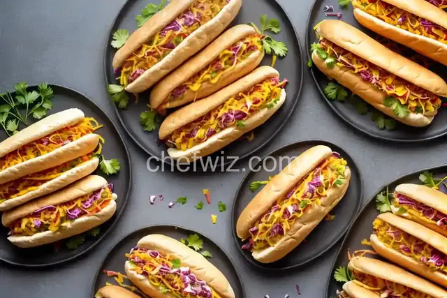 Slaw Dogs with Mustard Recipe