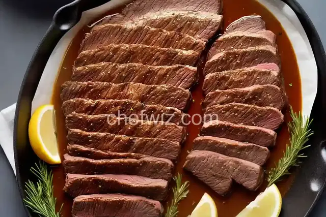 Sliced Sirloin Steak