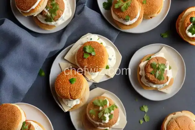 Sliders with Chipotle Mayonnaise
