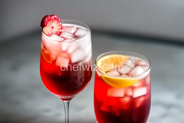Sloe Gin Fizz Cocktail