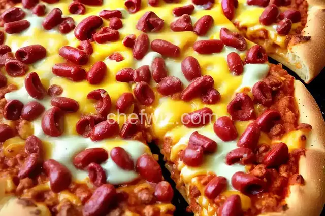 Sloppy Jessica, or Mac-and-Cheese-Chili Pizza on a Bun Recipe