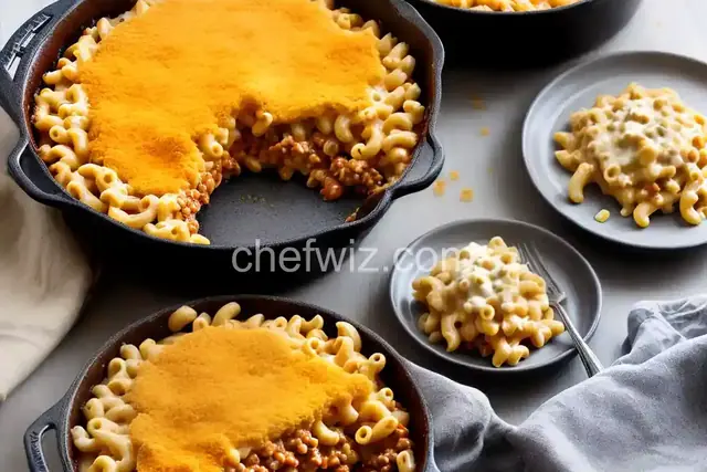 Sloppy Joe Mac & Cheese