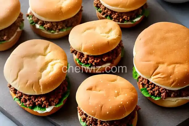Sloppy Joe Sandwiches