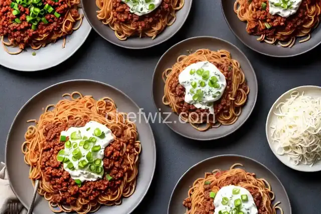 Sloppy Joe Spaghetti