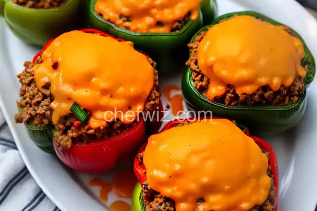 Sloppy Joe-Stuffed Peppers