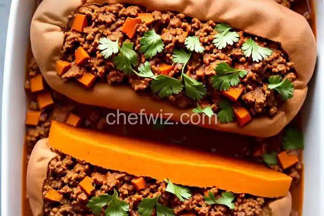 Sloppy Joe Sweet Potatoes