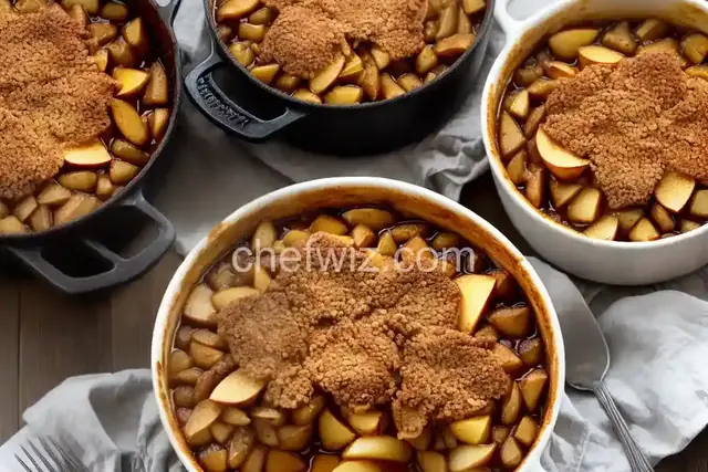 Slow Cooked Apple Brown Betty
