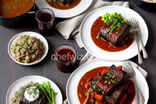 Slow-Cooked German Short Ribs